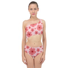 Flowers Spliced Up Two Piece Swimsuit by nateshop