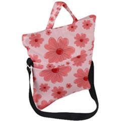 Flowers Fold Over Handle Tote Bag by nateshop