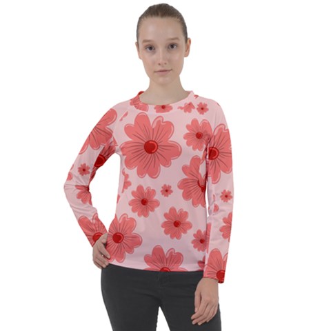 Flowers Women s Long Sleeve Raglan Tee by nateshop