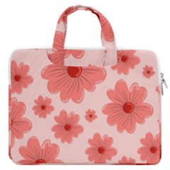 Flowers Macbook Pro 13  Double Pocket Laptop Bag by nateshop