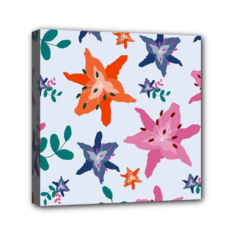 Flowers-5 Mini Canvas 6  X 6  (stretched) by nateshop