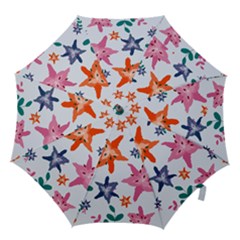 Flowers-5 Hook Handle Umbrellas (small) by nateshop