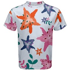 Flowers-5 Men s Cotton Tee by nateshop