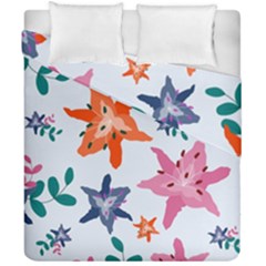 Flowers-5 Duvet Cover Double Side (california King Size) by nateshop