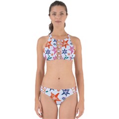 Flowers-5 Perfectly Cut Out Bikini Set by nateshop