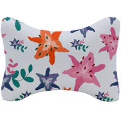 Flowers-5 Seat Head Rest Cushion by nateshop