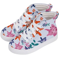 Flowers-5 Kids  Hi-top Skate Sneakers by nateshop