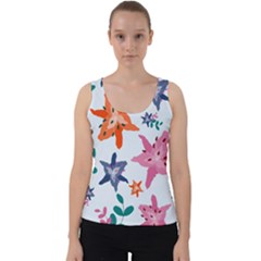 Flowers-5 Velvet Tank Top by nateshop