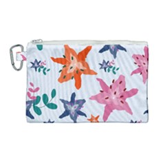 Flowers-5 Canvas Cosmetic Bag (large) by nateshop