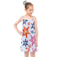 Flowers-5 Kids  Overall Dress by nateshop