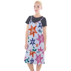 Flowers-5 Camis Fishtail Dress by nateshop