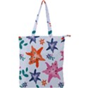 Flowers-5 Double Zip Up Tote Bag View1