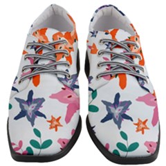 Flowers-5 Women Heeled Oxford Shoes by nateshop