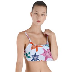 Flowers-5 Layered Top Bikini Top  by nateshop