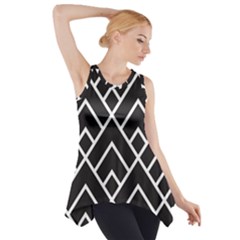 Geometry Side Drop Tank Tunic by nateshop