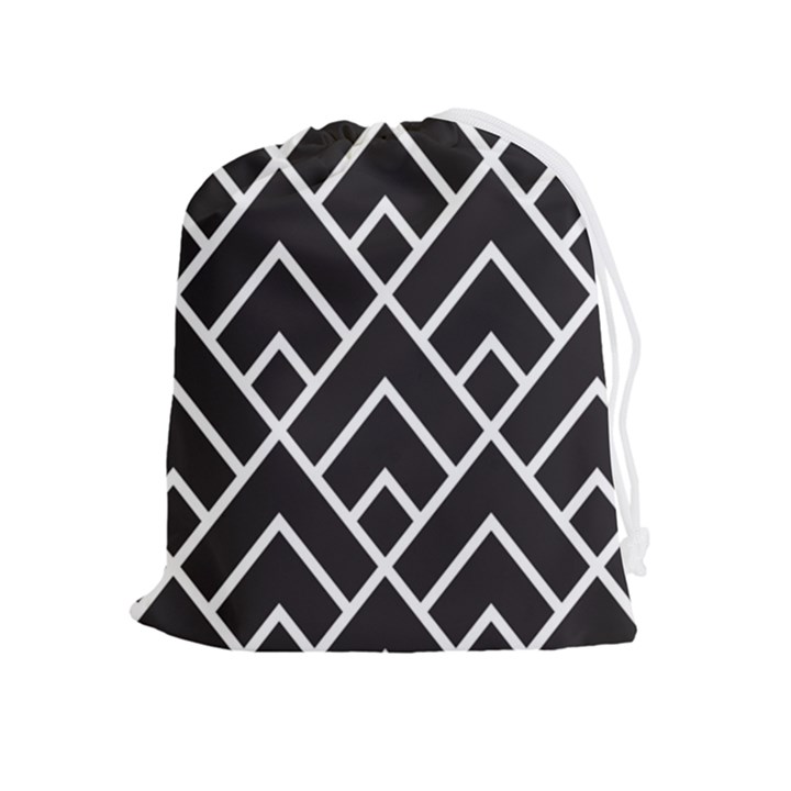 Geometry Drawstring Pouch (XL)