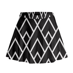 Geometry Mini Flare Skirt by nateshop