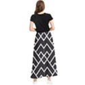 Geometry Maxi Chiffon Skirt View2