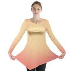 Gradient Long Sleeve Tunic  by nateshop