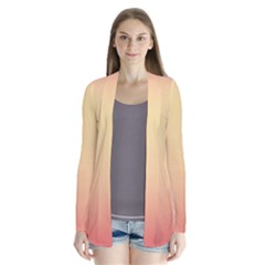 Gradient Drape Collar Cardigan by nateshop