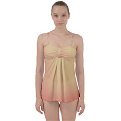 Gradient Babydoll Tankini Set by nateshop