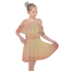 Gradient Kids  Shoulder Cutout Chiffon Dress by nateshop