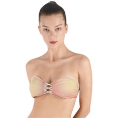 Gradient Twist Bandeau Bikini Top by nateshop