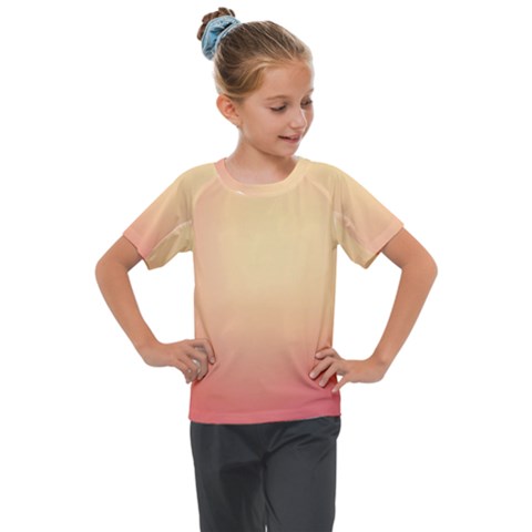 Gradient Kids  Mesh Piece Tee by nateshop