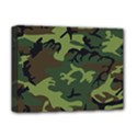 Green Brown Camouflage Deluxe Canvas 16  x 12  (Stretched)  View1