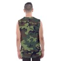 Green Brown Camouflage Men s Basketball Tank Top View2