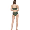 Green Brown Camouflage Frilly Bikini Set View2