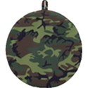 Green Brown Camouflage Round Trivet View2