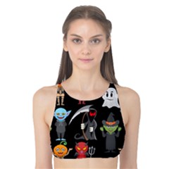 Halloween Tank Bikini Top by nateshop