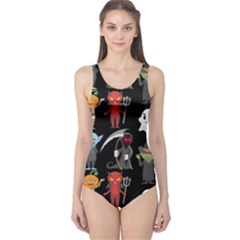 Halloween One Piece Swimsuit by nateshop