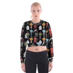 Halloween Cropped Sweatshirt by nateshop