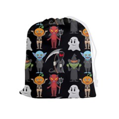 Halloween Drawstring Pouch (xl) by nateshop