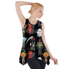 Halloween Side Drop Tank Tunic by nateshop