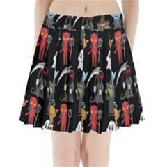 Halloween Pleated Mini Skirt by nateshop