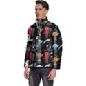 Halloween Men s Puffer Bubble Jacket Coat View2