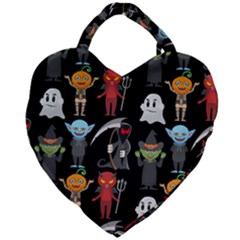 Halloween Giant Heart Shaped Tote by nateshop