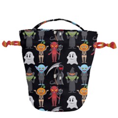 Halloween Drawstring Bucket Bag by nateshop