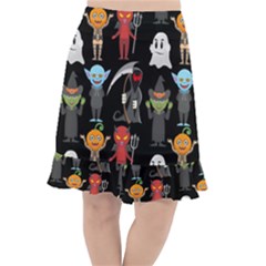 Halloween Fishtail Chiffon Skirt by nateshop