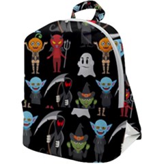 Halloween Zip Up Backpack by nateshop