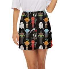 Halloween Mini Front Wrap Skirt by nateshop