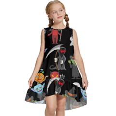 Halloween Kids  Frill Swing Dress by nateshop