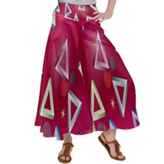 Impossible Satin Palazzo Pants by nateshop