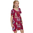 Impossible Kids  Short Sleeve Tiered Mini Dress View3