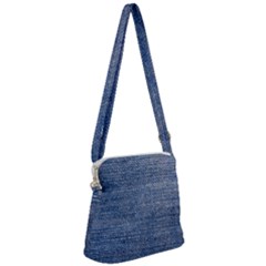 Jeans Zipper Messenger Bag by nateshop