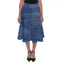 Jeans Perfect Length Midi Skirt by nateshop