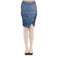 Jeans Midi Wrap Pencil Skirt by nateshop